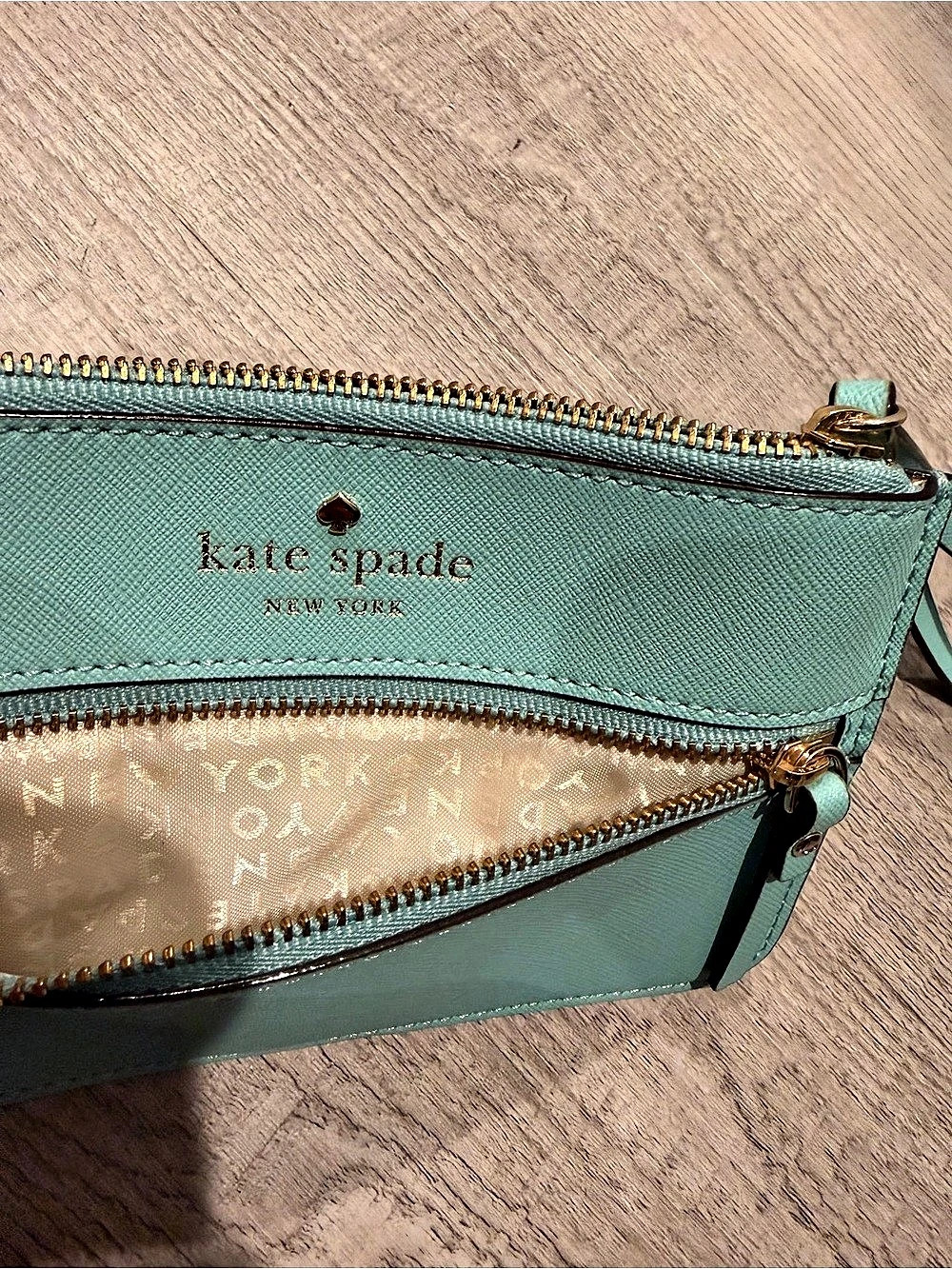 Kate Spade Turquoise Wristlet